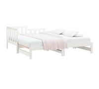 (brown, 90 x 200 cm) vidaXL Solid Wood Pine Pull-out Day Bed Wooden Sofa Bed Multi Colours/Sizes