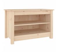 Solid Wood Pine Shoe Bench Wooden Storage Rack Multi Colours/Sizes vidaXL