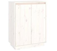 (white) vidaXL Solid Wood Pine Shoe Cabinet Home Organiser Rack Shelf Multi Colours