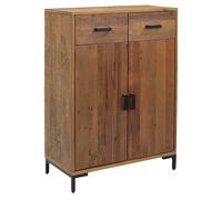 Solid Wood Pine Shoe Rack Recycled Shoe Storage Cupboard Shoe Shelf vidaXL