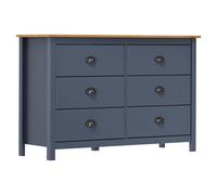 Solid Wood Pine Sideboard Drawer Organiser Furniture Multi Colours vidaXL