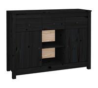 Solid Wood Pine Sideboard Home Organiser Indoor Cupboard Multi Colours vidaXL