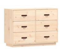 Vidaxl Sideboard 100X40X75 Cm Solid Wood Pine