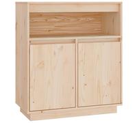 Solid Wood Pine Sideboard Indoor Cupboard Home Organiser Multi Colours vidaXL