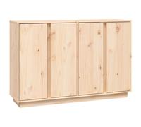 Solid Wood Pine Sideboard Living Room Home Organiser Multi Colours vidaXL