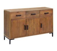 Solid Wood Pine Sideboard Recycled Cupboard Home Organiser Side Cabinet vidaXL