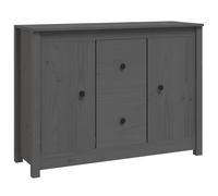 Vidaxl Sideboard White 100X35X74 Cm Solid Wood Pine