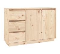 Solid Wood Pine Sideboard Storage Shelf Indoor Furniture Multi Colours vidaXL