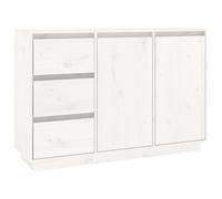 Solid Wood Pine Sideboard Storage Shelf Indoor Furniture Multi Colours vidaXL