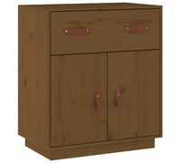 Solid Wood Pine Sideboard Wooden Cabinet Home Organiser Multi Colours vidaXL