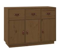 Solid Wood Pine Sideboard Wooden Side Cabinet Cupboard Multi Colours vidaXL