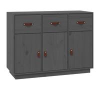 Solid Wood Pine Sideboard Wooden Side Cabinet Cupboard Multi Colours vidaXL