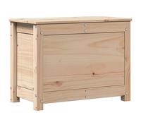 Solid Wood Pine Storage Box 60x32x45.5 cm Chest Bin Blanket vidaXL
