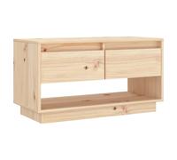 (brown) vidaXL Solid Wood Pine TV Cabinet Bedroom Living Room Media Unit Multi Colours