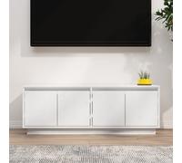 Solid Wood Pine TV Cabinet Living Room Media Unit Stand natural white