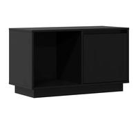 (black) vidaXL Solid Wood Pine TV Cabinet Living Room TV Stand Furniture Multi Colours