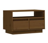 Solid Wood Pine TV Cabinet Wooden Hifi Cabinet TV Stand Multi Colours vidaXL