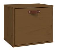 Solid Wood Pine Wall Cabinet Wooden Floating Wall Unit Multi Colours vidaXL