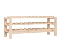 Solid Wood Pine Wine Rack Alcohol Rack Bottle Holder Shelf Multi Models vidaXL