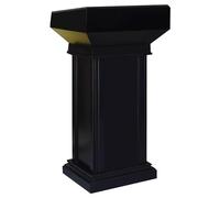 Solid Wood Podium Stand - Professional Lectern for Conference Rooms Classrooms & Offices - Stylish Wooden Speaking Table for Effective Presentations & Lectures