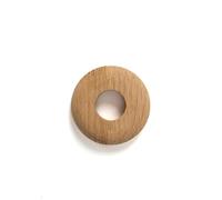 Solid Wood Radiator Pipe Cover, 6mm Thickness, in prefinish raw Natural Oak Pipe Collar x 2 (raw Finish)