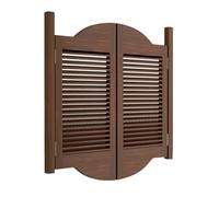Solid Wood Retro Swinging Half Doors for Kitchen, Bar, Hallway - Auto-Close Hinges & Hardware - Interior Partition Doors for Bedroom, 47.2x31.5in (W120xH80cm)