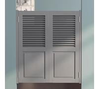 Solid Wood Revolving Door Multicolor Swinging Door for Cafe Kitchen Bathroom Two Way Swing Width 70 170cm (Grey1 70 80cm) Elegant Indoor Design