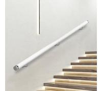 Solid Wood Round Handrail for Stairs WallMounted Indoor/Outdoor Use Stainless Steel Bracket 540cm LengthDurable & Stylish Safety Solution
