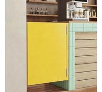 Solid Wood Saloon Door - Single Cafe Door for Interior Partition, Opening Both Directions, Ideal for Kitchen Entrances, Bars, 70x90cm, Brown Finish