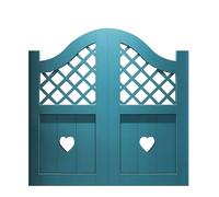 Solid Wood Saloon Doors, Auto Close Arched Top Swinging Doors with Hinges for Hallway, Entrance Partition(120x90cm(47.2x35.4in))
