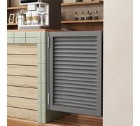 Solid Wood Saloon Swing Door with Auto Close Mechanism, Double Action Hinges, Ideal for Cafe Bar Counter and Kitchen - 115 x 90 cm