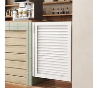 Solid Wood Saloon Swing Door with Auto Close Mechanism, Double Action Hinges, Ideal for Cafe Bar Counter and Kitchen - 115 x 90 cm