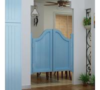 Solid Wood Saloon Swing Doors with Automatic Double-Action Hinges, Cafe Kitchen Bar Entryway Door, Opens Both Ways, 35.4x35.4in