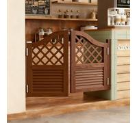 Solid Wood Saloon Swing Half Doors180° DoubleSwing Cafe Door with Auto Close Hinged System for Kitchen Bar Restaurant Rustic Decor SpaceSaving Solution