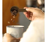 Solid Wood Scoop for Coffee Measuring That Supports Consistent Brew Ratios Different Brewing Methods (D)