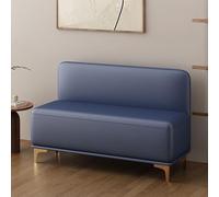 Solid Wood Shoe Bench with High Backrest, Upholstered Seating, Footrest for Entryway, Living Room, Office, Hallway - 59.1" Width, No Storage Option