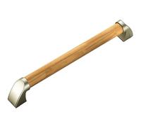 Solid Wood Shower Grab Bar-Bathroom Safety Handle for Elderly,Accessibility Needs-Versatile Installation in Showers, Bathtubs,Toilet Areas