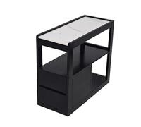 Solid Wood Sofa Table Removable Corner Cabinet Narrow Storage Unit Creative Living Room Furniture Stylish Accent Table Versatile Organizer for Home Decor