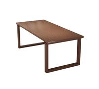 Solid Wood Square Table, Pine/Ash Office Desk, Simple Dining Table for Living Room, Balcony, Reading Room, Study - Long Service Life
