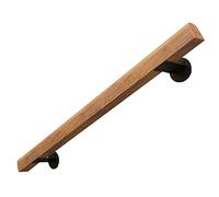 Solid Wood Stair il - Indoor/Outdoor Anti-Slip Banister for Elderly & Children, Wall-Mount Safety Railing, 150kg Weight Capacity, Adjustable 20-150cm (40cm/1.3ft)