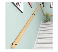 Solid Wood Stair Railings for Indoor Use - Versatile ils for Hallways Attics and Garages - Install on Both Left and Right Sides (Color: R)