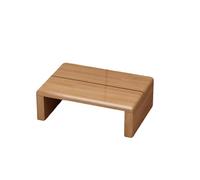 Solid Wood Step Stool - Anti-Slip, Water-Resistant, 100kg Capaci - Perfect for Kitchen, Bathroom, Toilet, Entryway, Office, Home Use