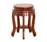 Solid Wood Stool, Heavy Duty Dining Chair, Vintage Style, No Assembly Required for Home Decor