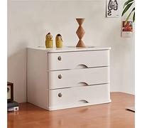Solid Wood Storage Boxdesk Organizer With Lockable Drawers A4 Document Holder Receipt Organizer Flat Filing Cabinet For Home & Office Durable And Stylish Storage Solution,E,3 drawer