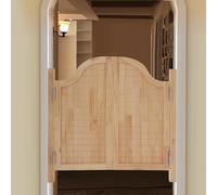 Solid Wood Swing Door forSle with Metal Hins for Kitchen Bathroom & More (White 70x70 cm) Ele & Sturdy Design