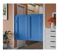 Solid Wood Swing Door - Half-Door Cafe Saloon Doors with Hinges for Shop Entrance - Auto Close and Two-Way Open, Easy Installation
