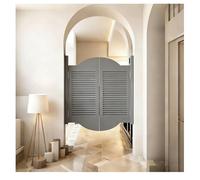 Solid Wood Swing Half Doors for Kitchen & Bar - Quiet Metal Hinges, Auto Close Design, Perfect for Doorways & Porches - Size: W150xH70cm (59.05x27.55in)