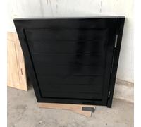 Solid Wood Swinging Bar Door with Automatic Closure for Western Style Parlor Entrance Decoration