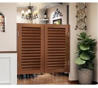 Solid Wood Swinging Cafe Doors - Auto Close Interior Barn Door for Bar & Porch, 31.5"x31.5", Slish Swing Doors for Home & Business Use