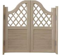 Solid Wood Swinging Cafe Doors - Durable Two-Way Swing Half Door for Hallways, Cafes, Bars, and Restaurants(Wood,90x70cm)